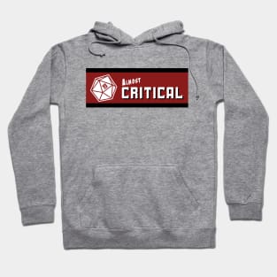 Almost Critical - Full Color Horizontal Logo on White/Light Hoodie